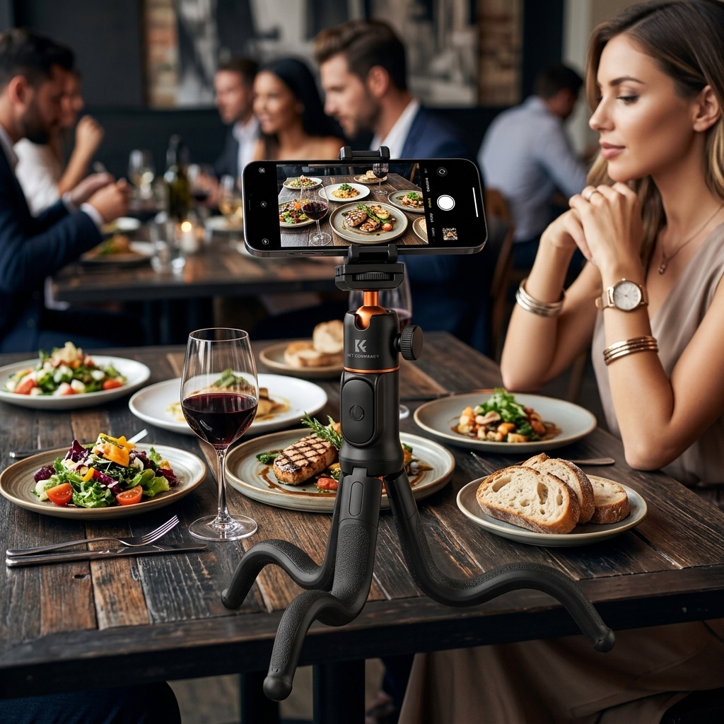 Overhead Dinner Photos At Restaurants