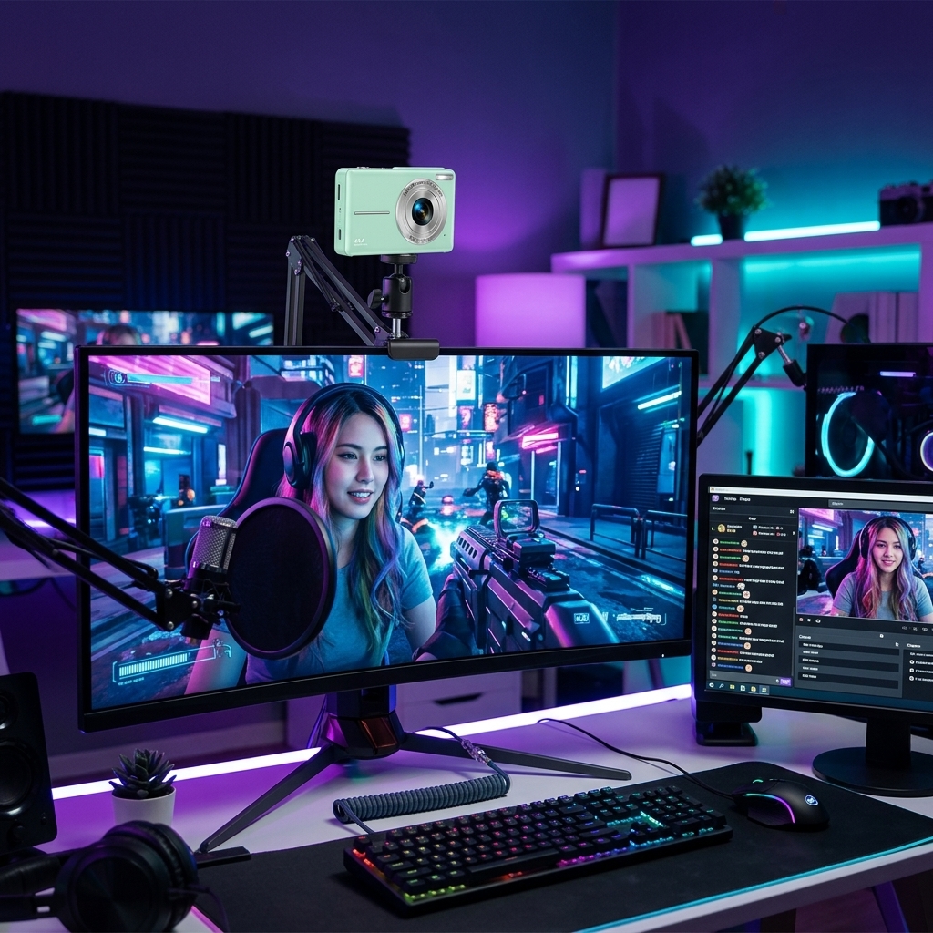 Desk Gaming Stream Night
