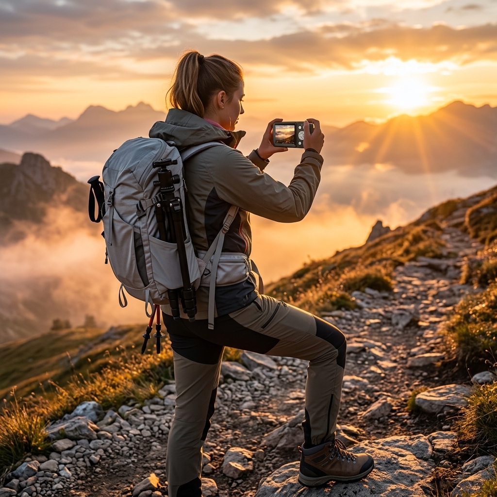 Filming A Sunrise Trail Trek