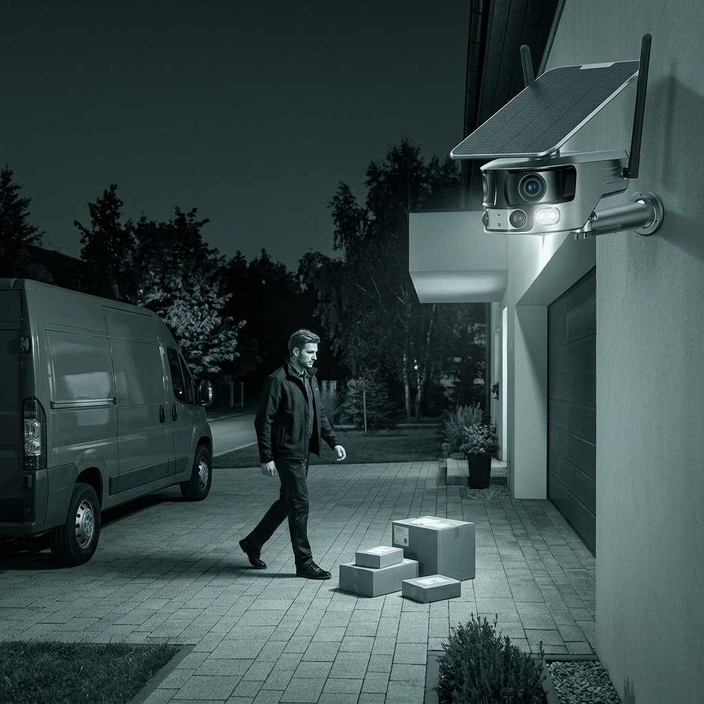 Following Driveway Deliveries At Night