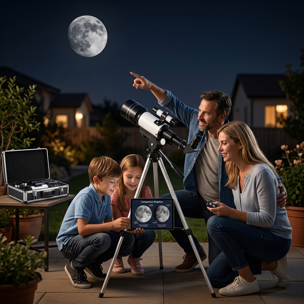 Moon Crater Night With Kids