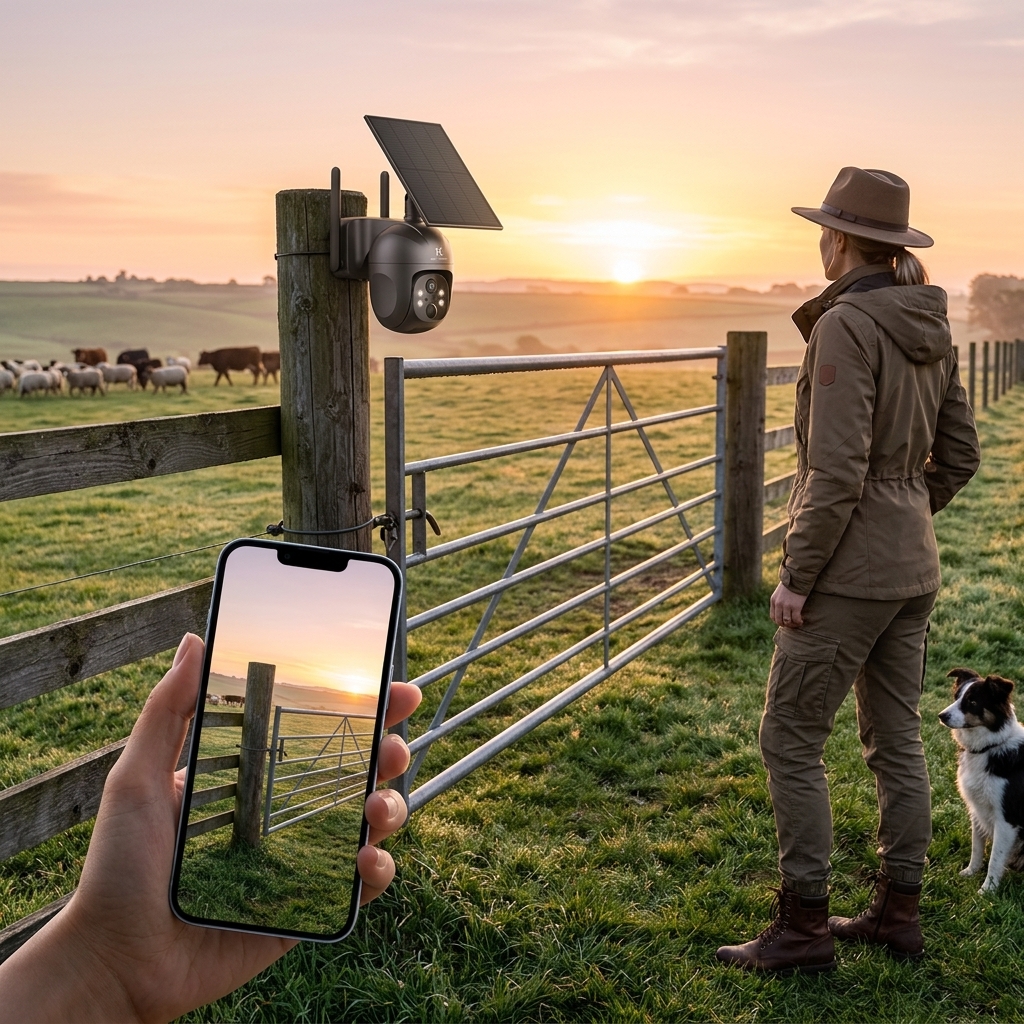 Sunrise Fence Line Check