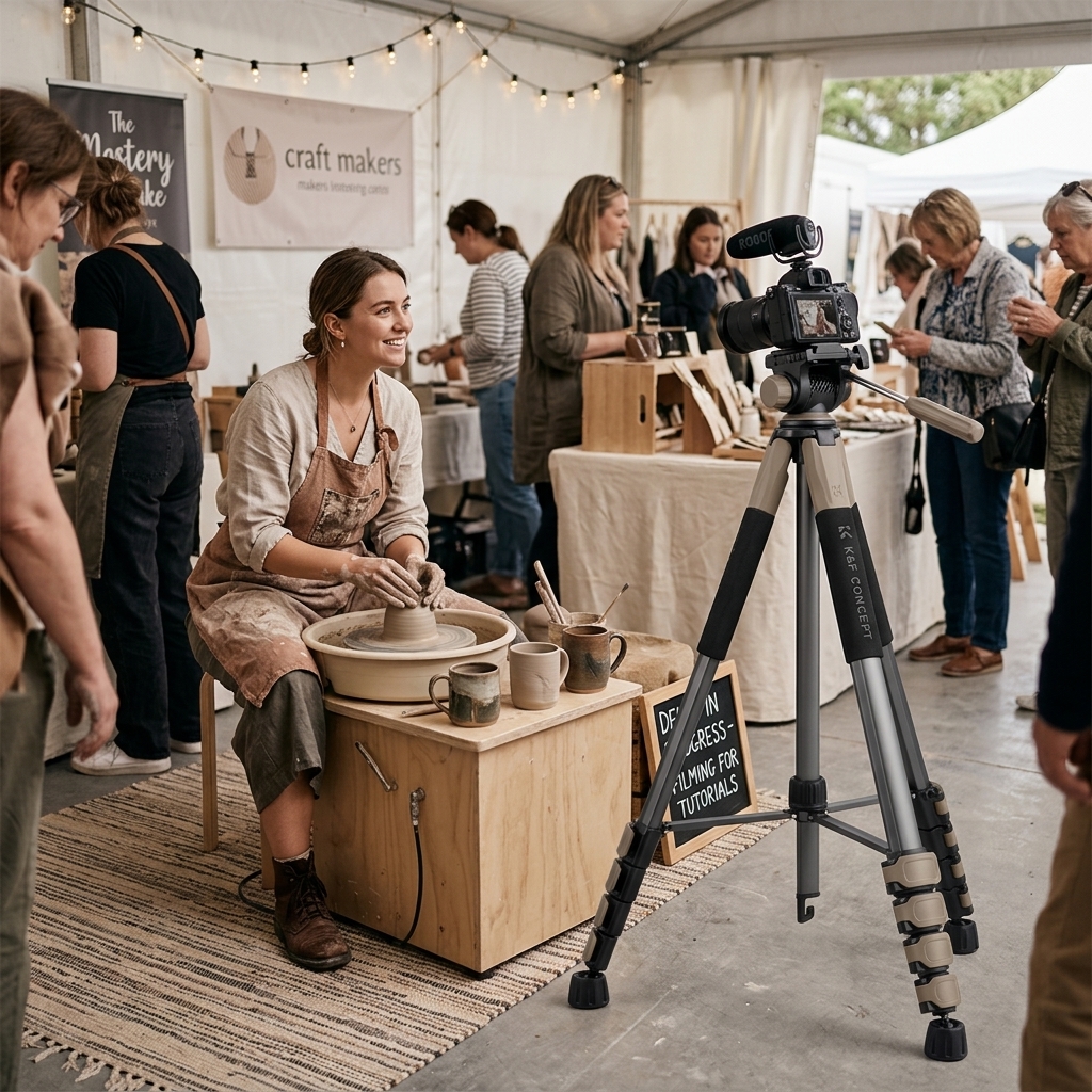 Craft Fair Demo Filming