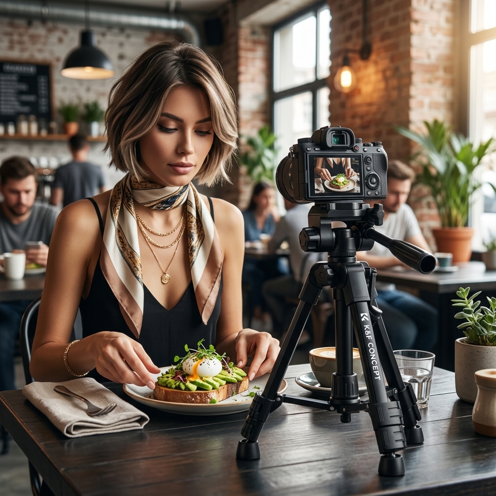 Café Food Videos Over Lunch