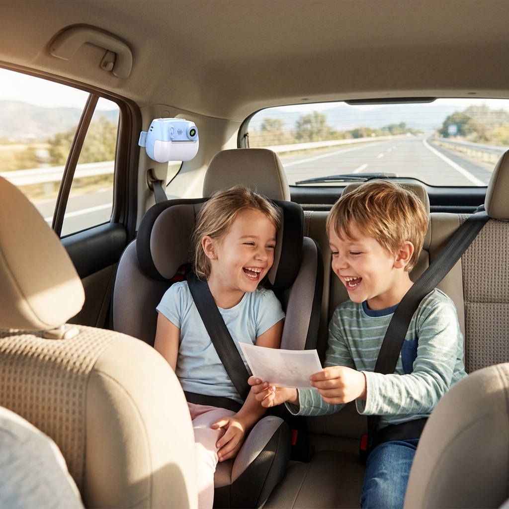 Capturing Backseat Road Trip Moments