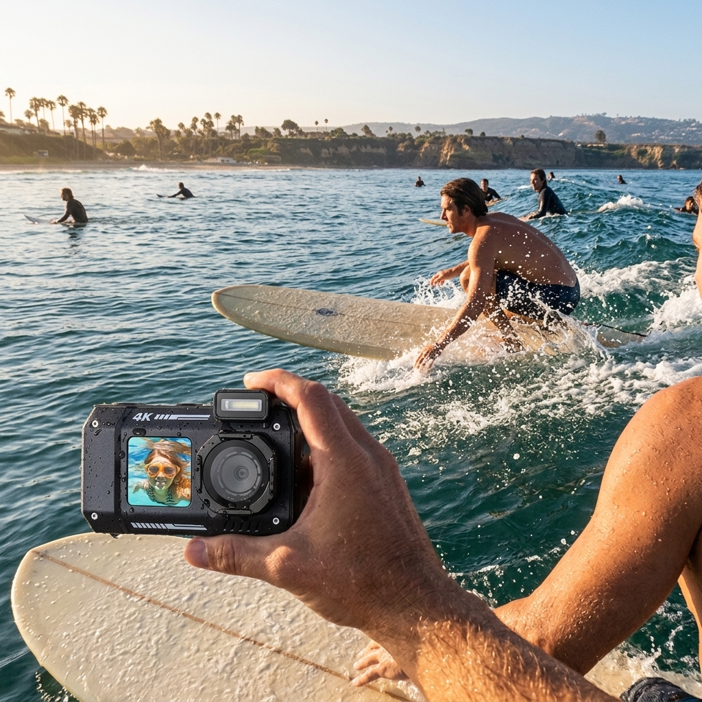 Catching Waves From The Lineup