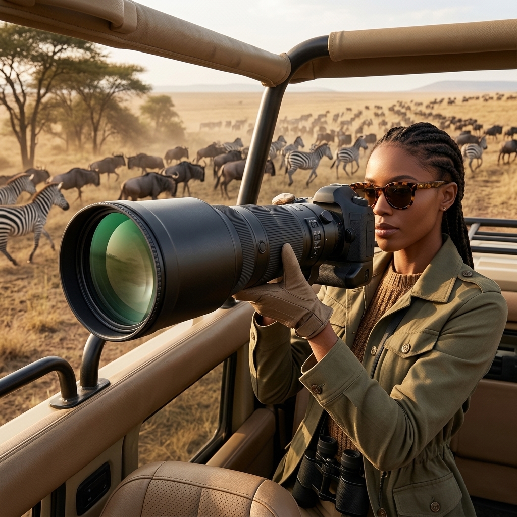Wildlife Bursts From A Safari Jeep