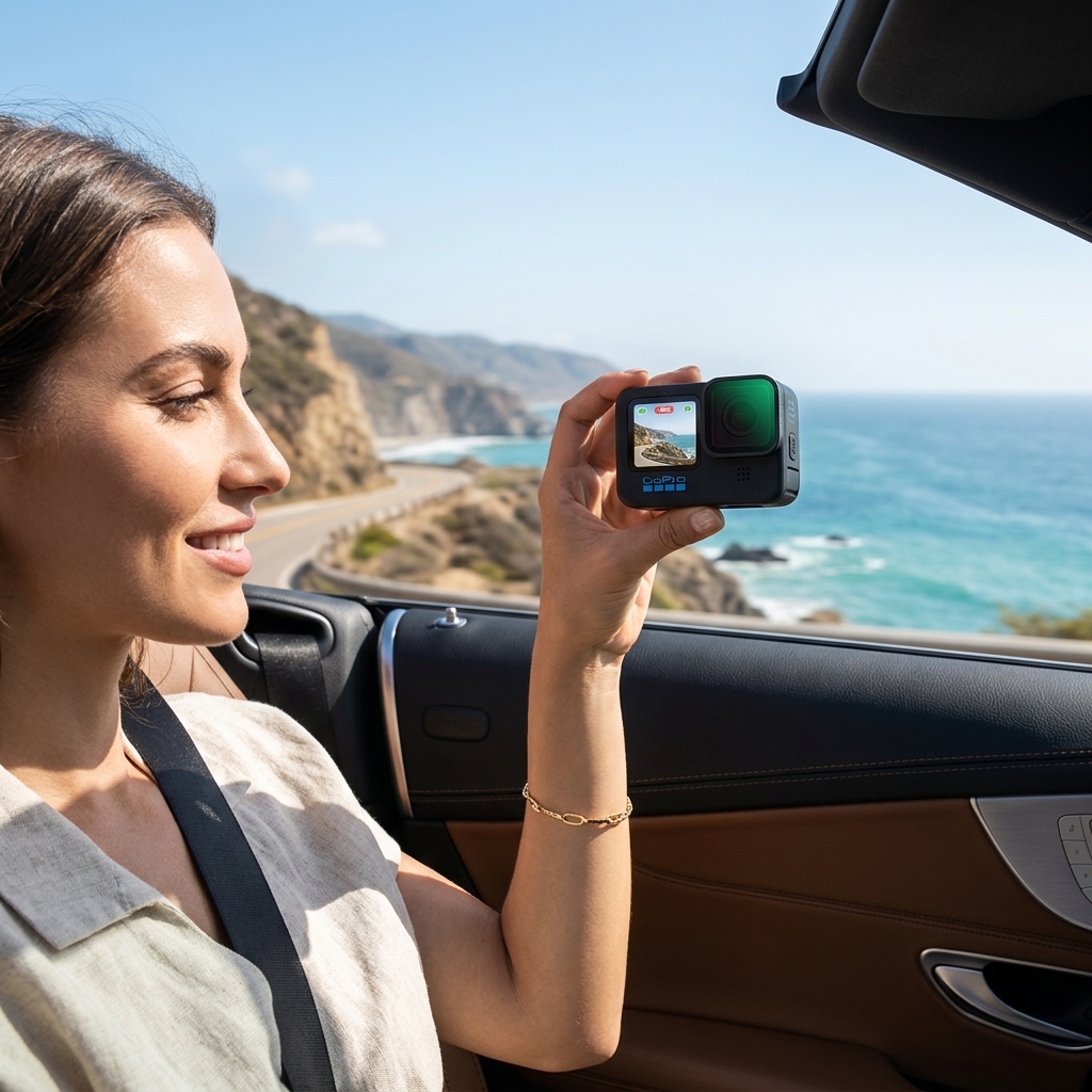 Coastal Drive Window Footage