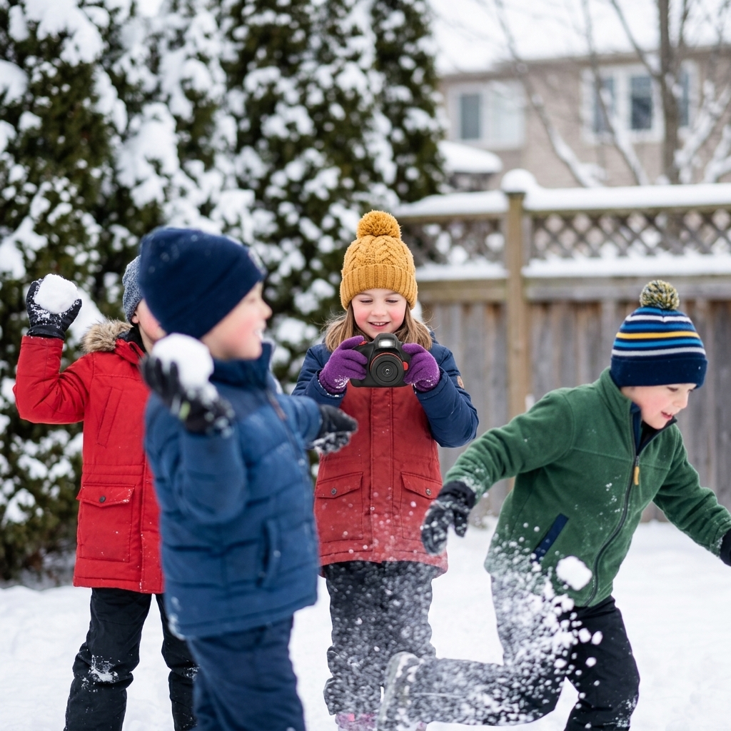 Backyard Snow Day Memories