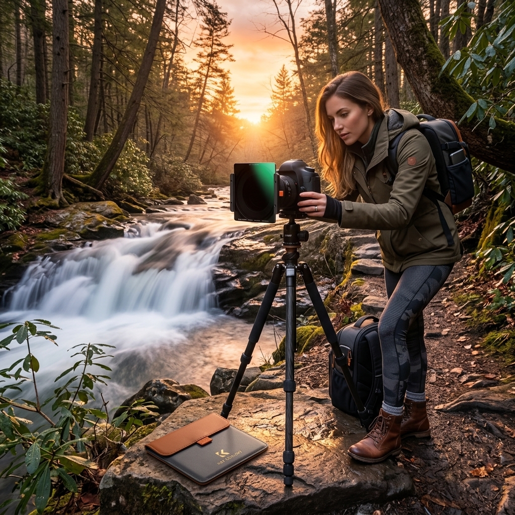 Waterfall Hike Before Sunset