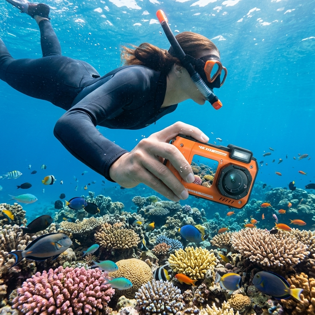Snorkeling Above Coral Reefs