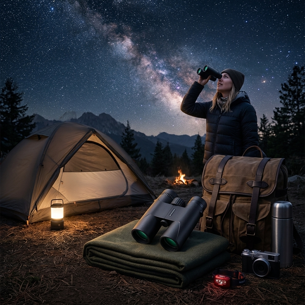 Camping Under Clear Night Skies
