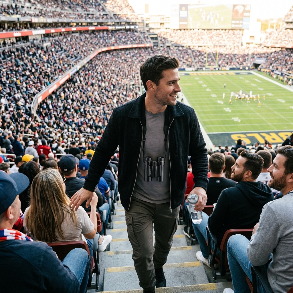 Following Plays From Upper Deck