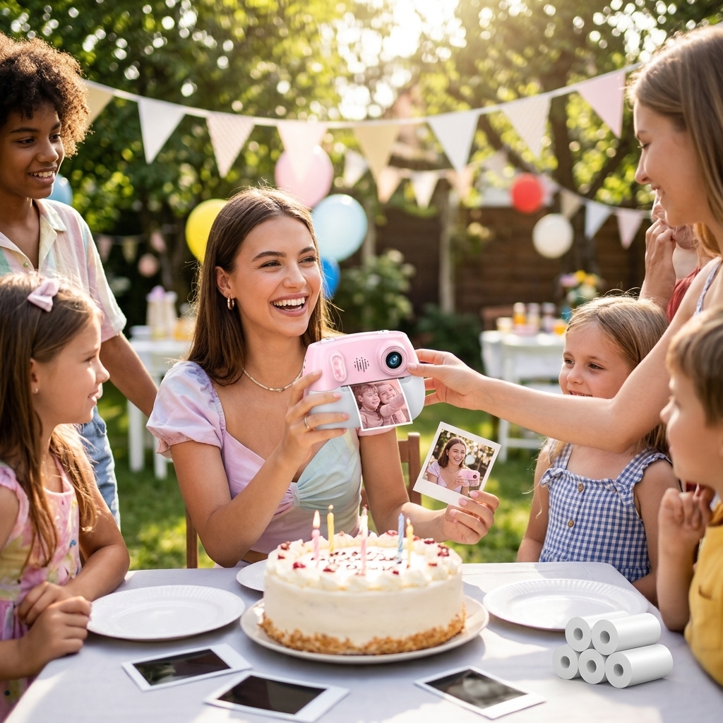 Backyard Birthday Cake Moments