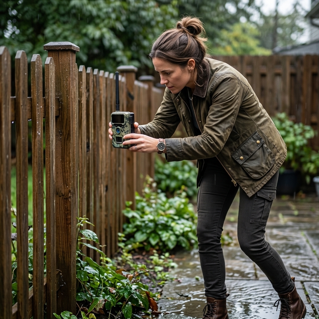 Watching Backyard Fences After Heavyrain