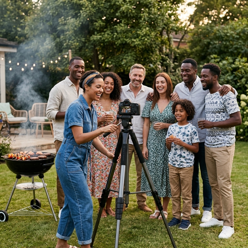 Backyard Barbecue Group Shot
