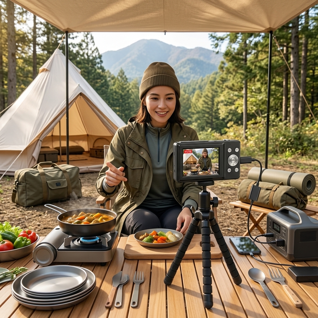Going Live At The Campsite