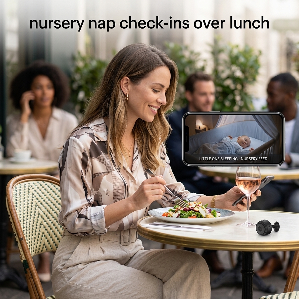 Nursery Nap Check-Ins Over Lunch