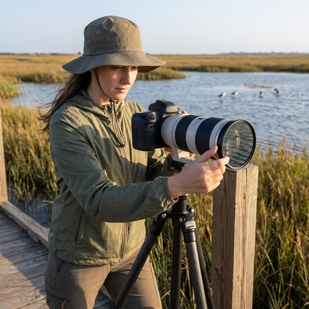 Boardwalk Birding Without Glare