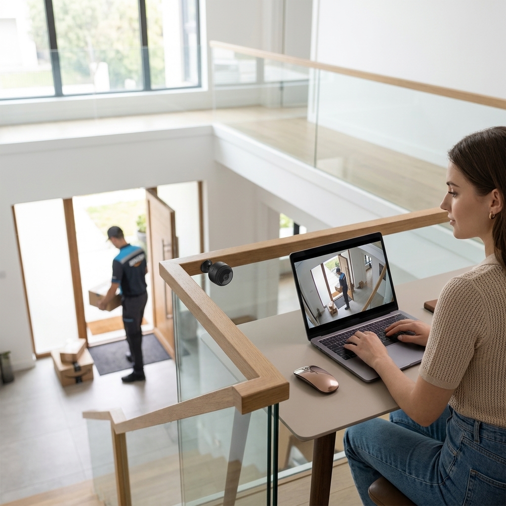 Watching Packages From Upstairs