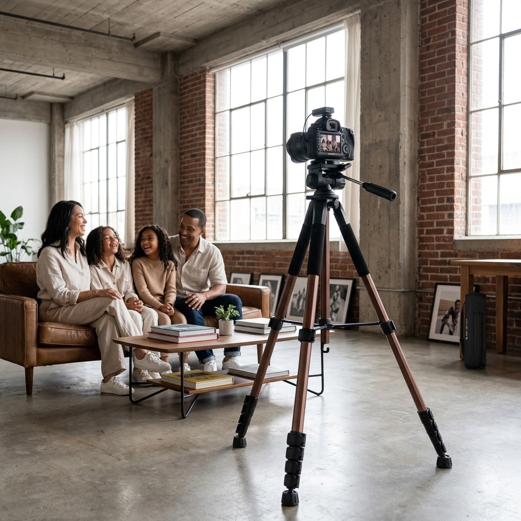 Family Portraits In A Loft