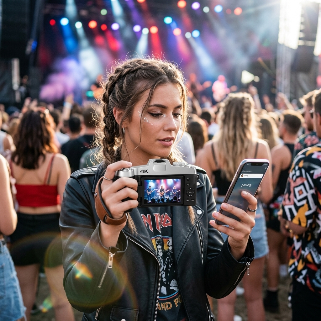Posting From A Concert