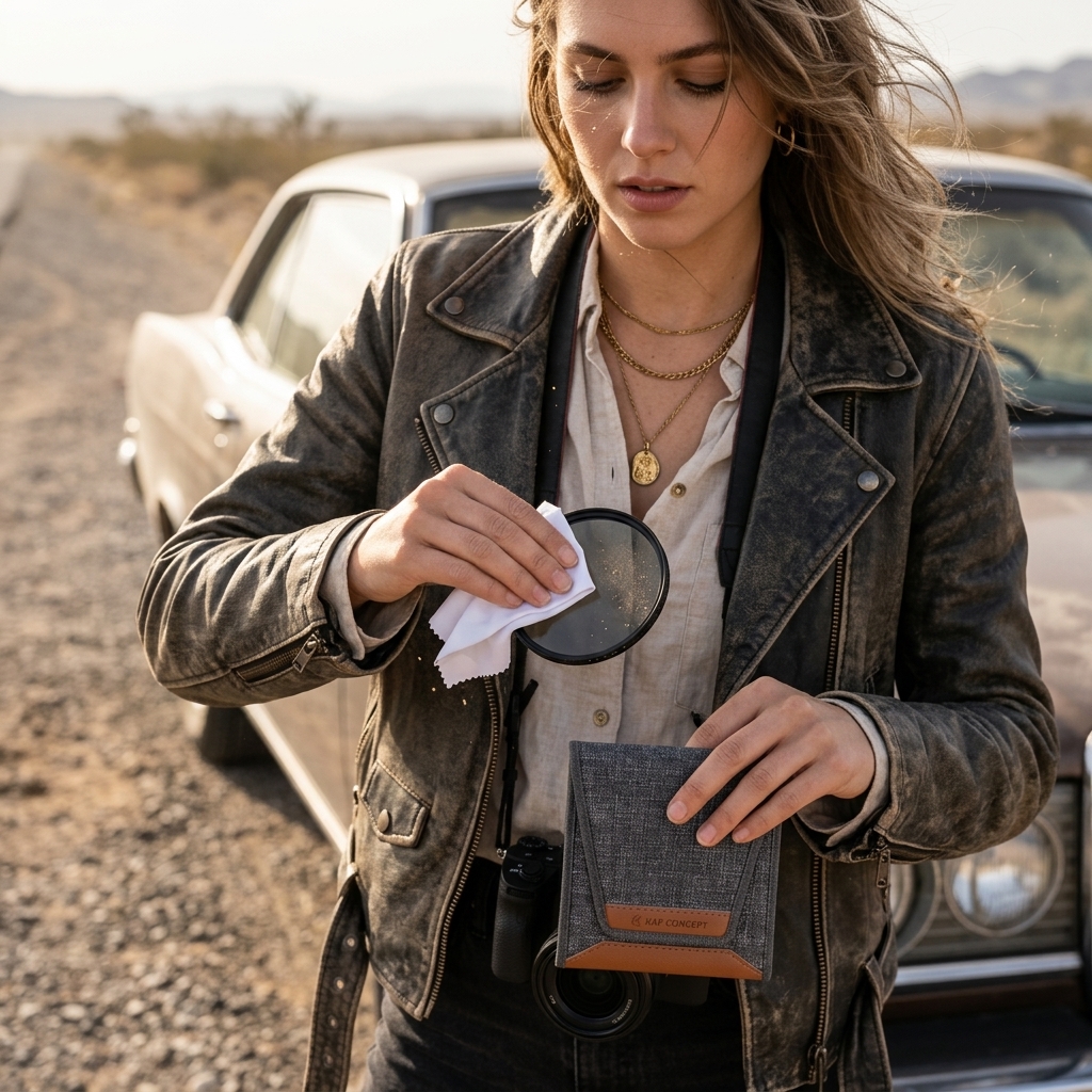 Dusty Roadside Lens Wipe