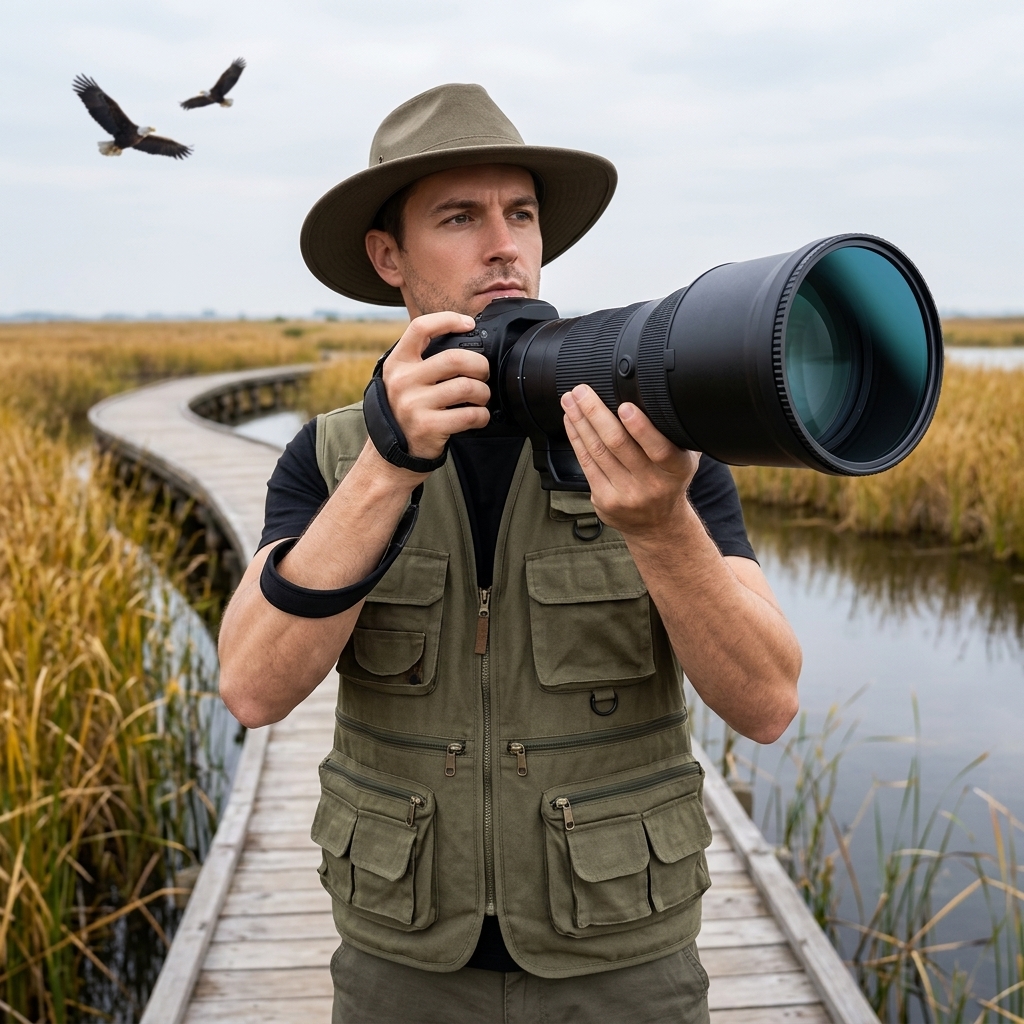 Birdwatching At The Wetlands
