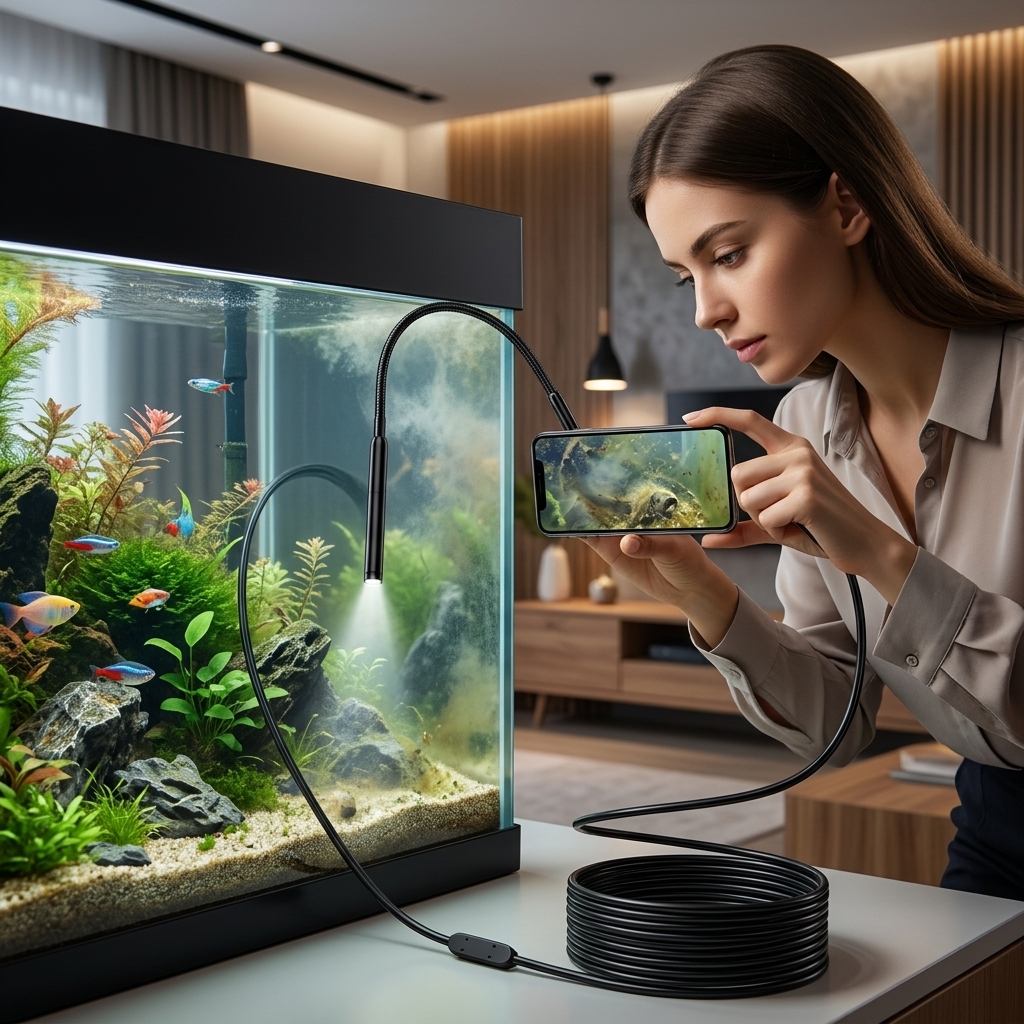 Aquarium Corner Inspection