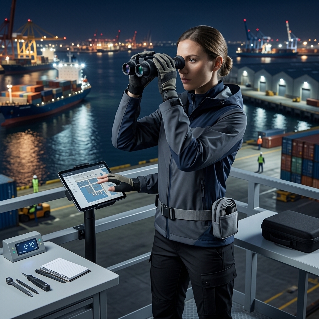 Monitoring Docks On Night Shift