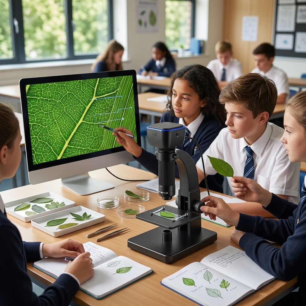 Leaf Veins During Science Class