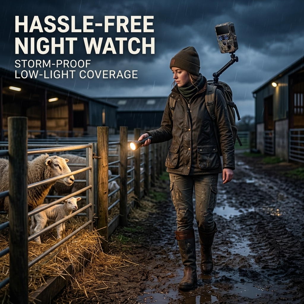 Night Checks Around Lambing Pens