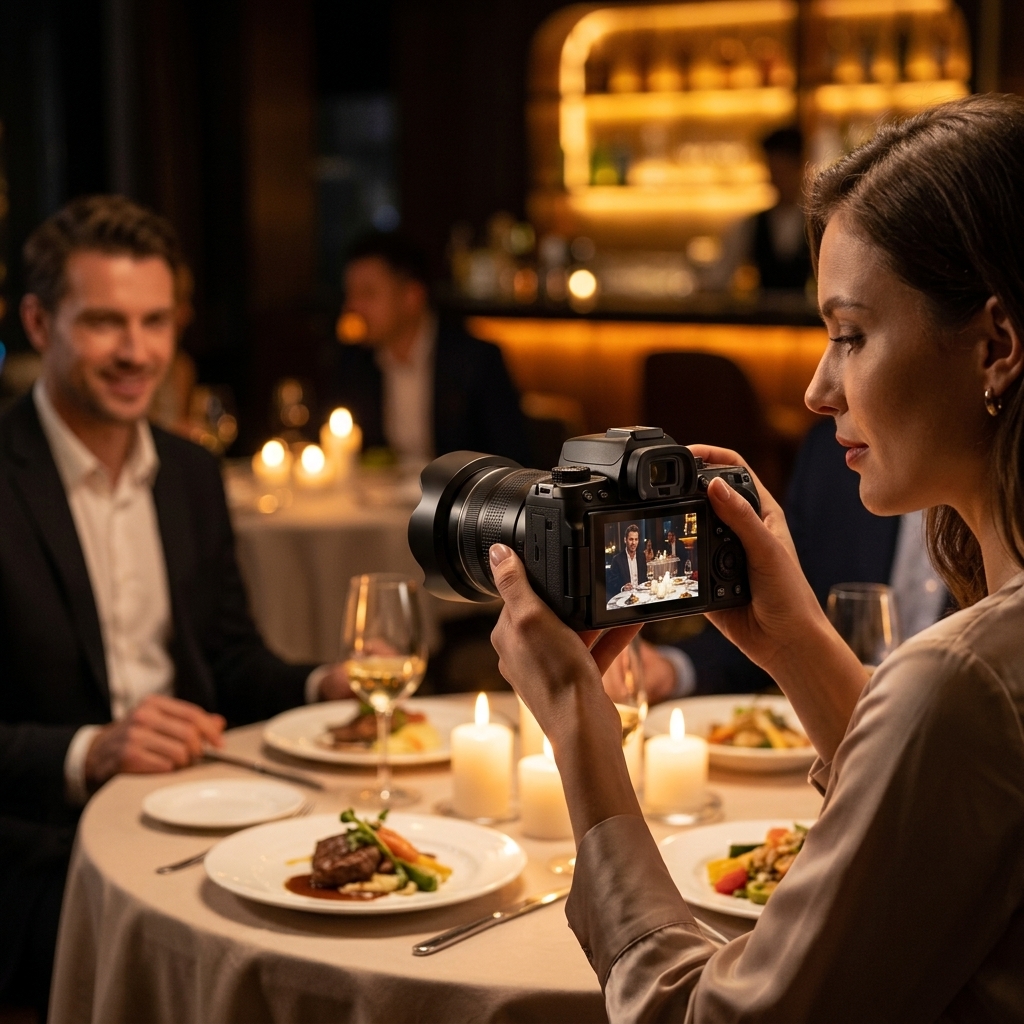 Shooting Dinner Moments After Dark