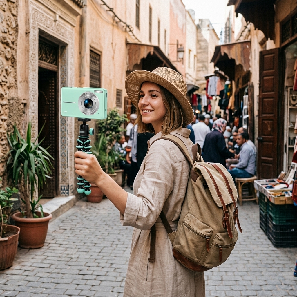 Backpacking Through Old City Streets