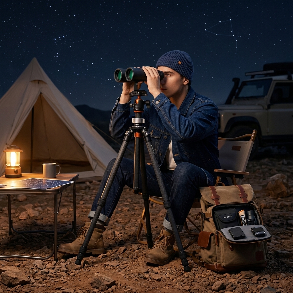 Late-Night Campsite Sky Scans