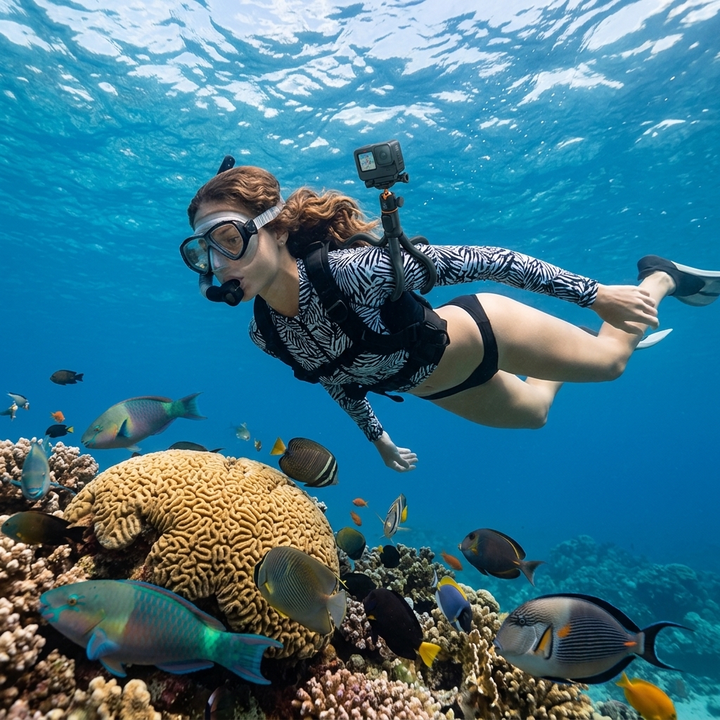 Snorkeling The Coral Reef