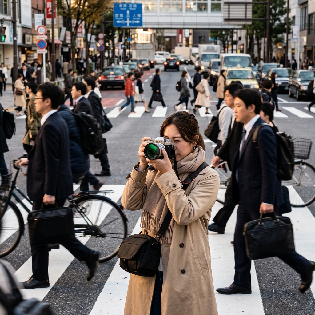 Rush Hour Crosswalk Moments