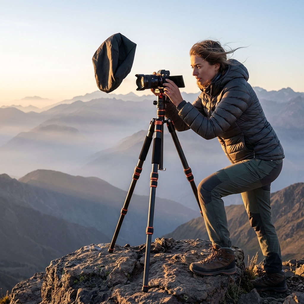 Sunrise Shots On Mountain Overlooks