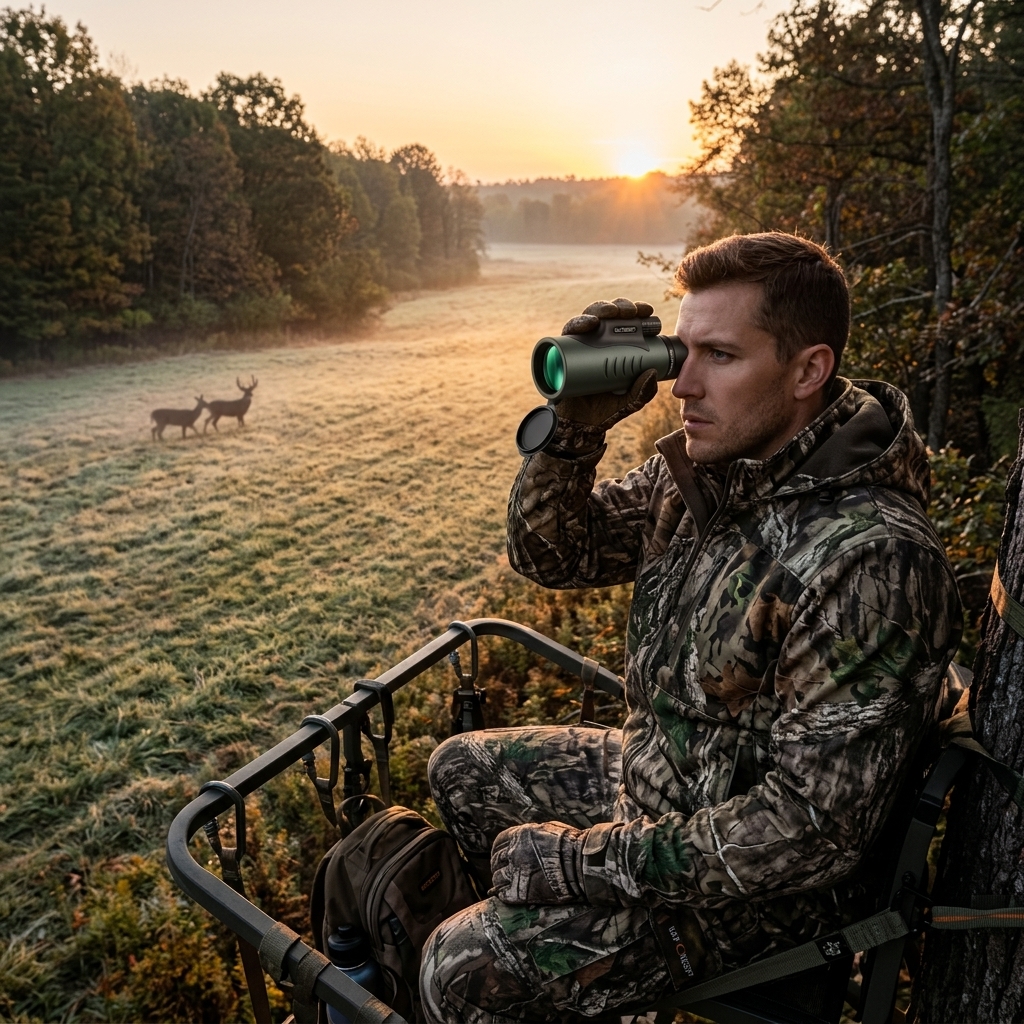 Scanning Deer At First Light
