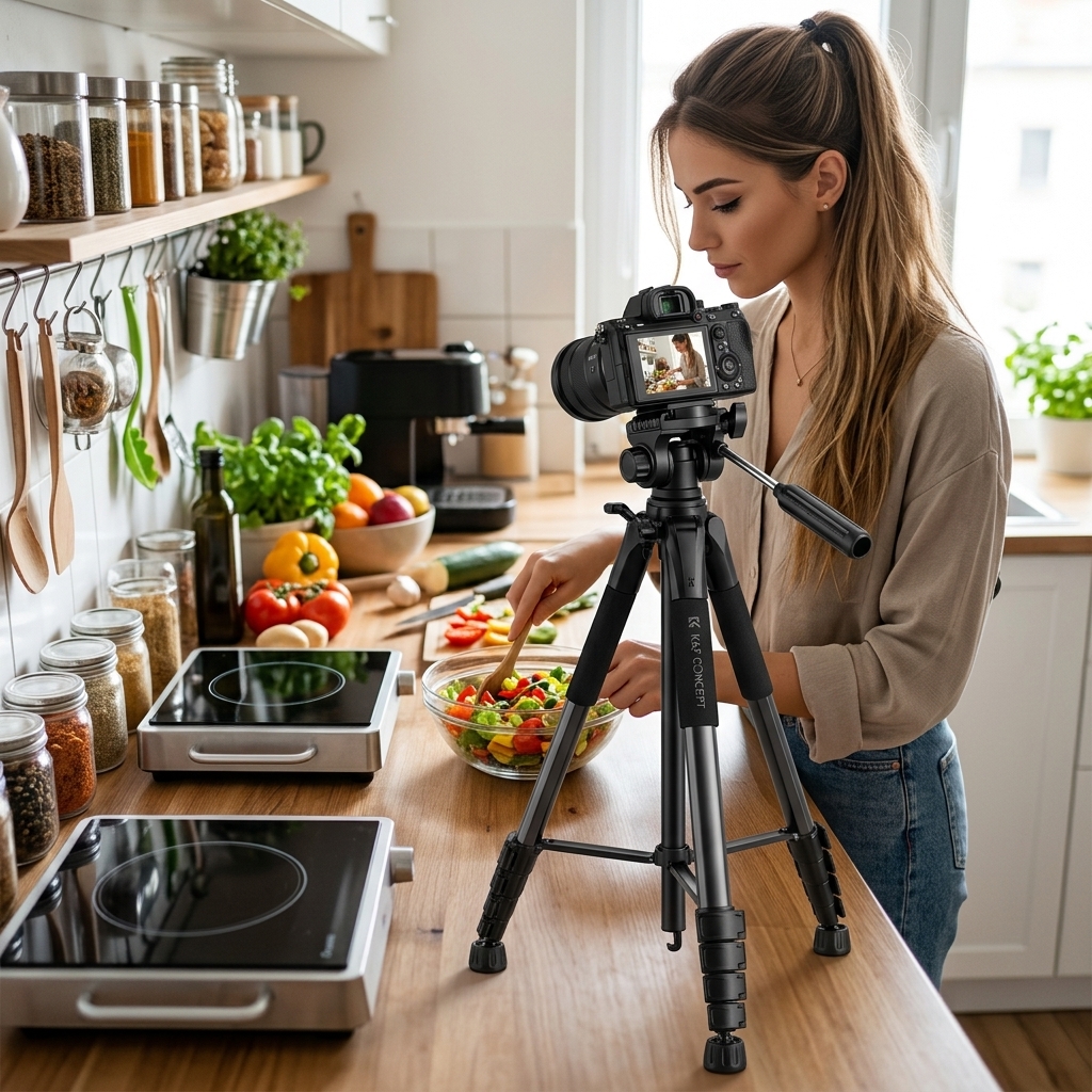 Filming Recipes In A Small Kitchen