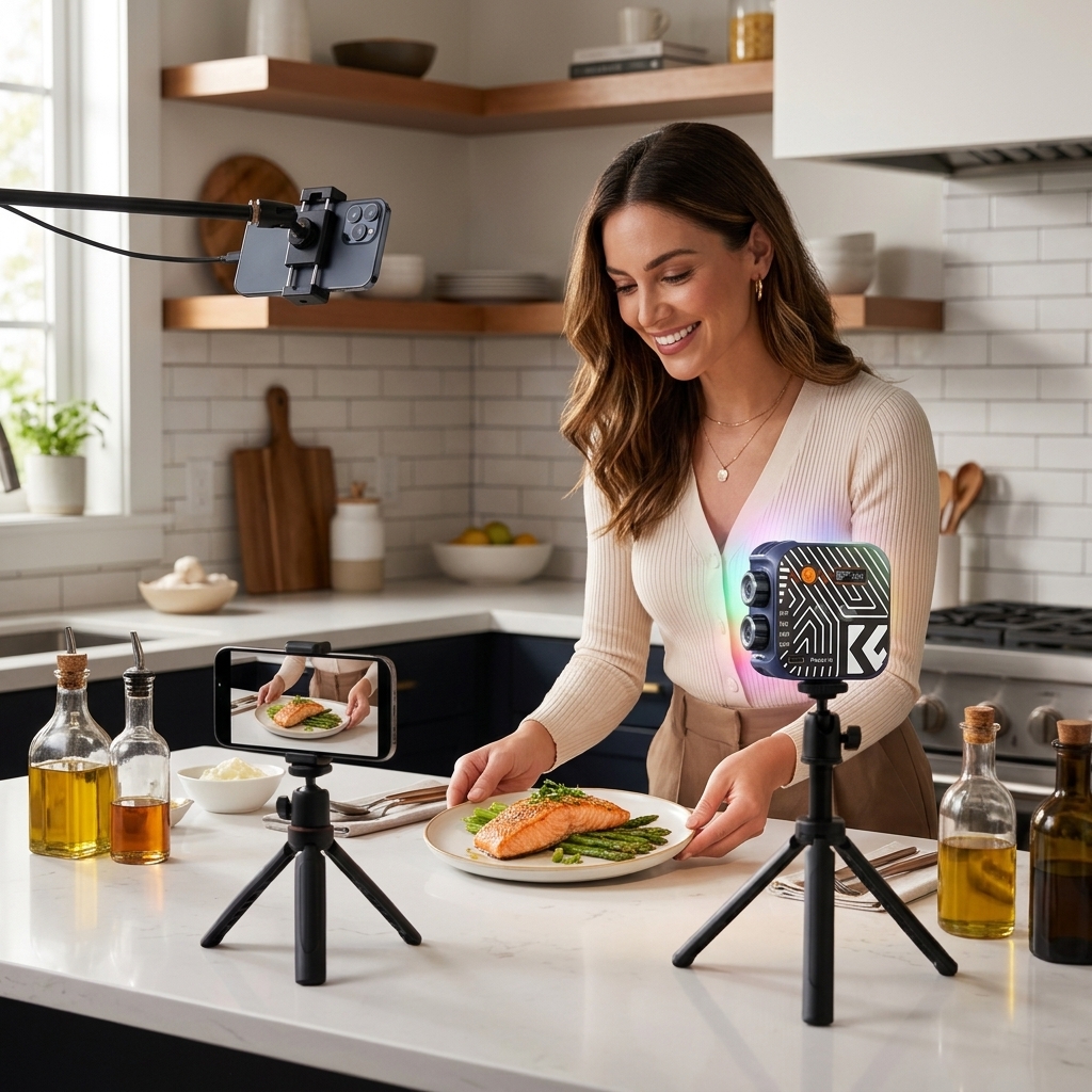 Kitchen Counter Recipe Filming