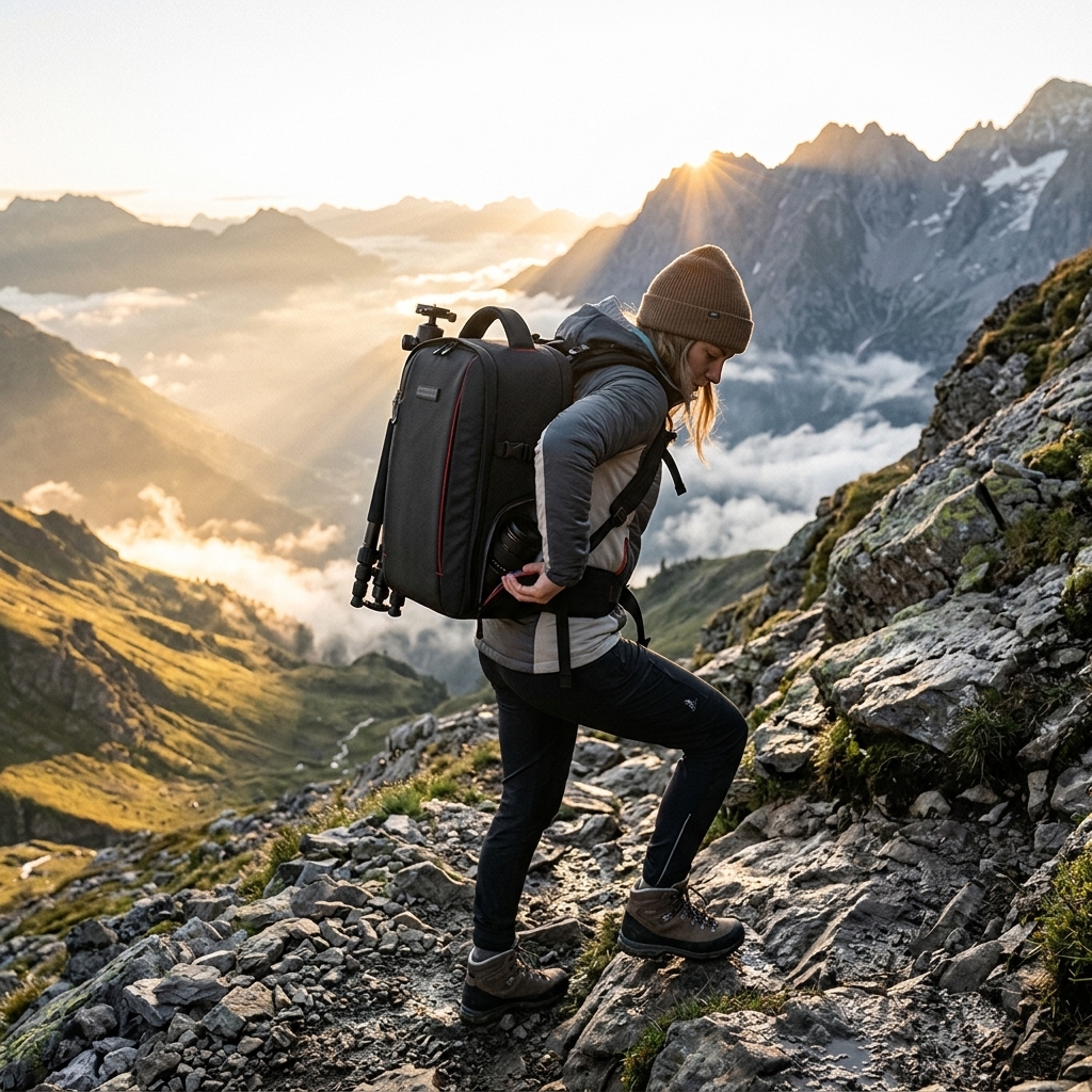 Alpine Ascent For Sunrise Shots