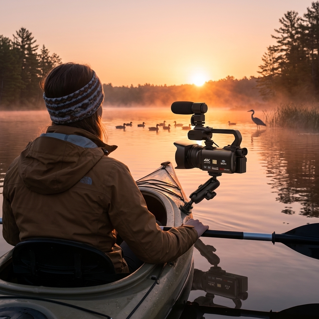 Kayak Wildlife At Sunrise