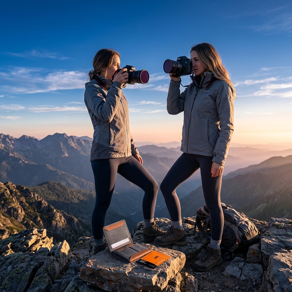 Mountain Overlook At Sunrise