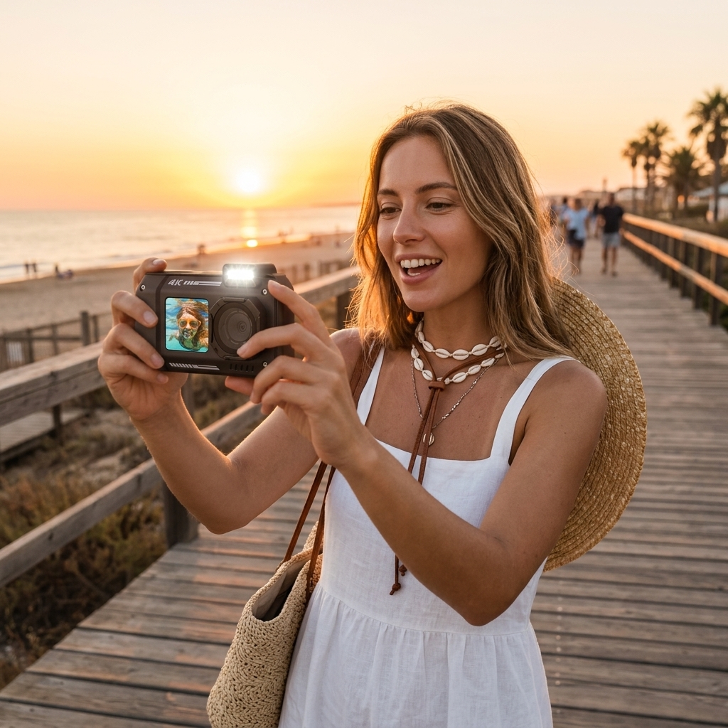 Sunset Portraits On The Boardwalk