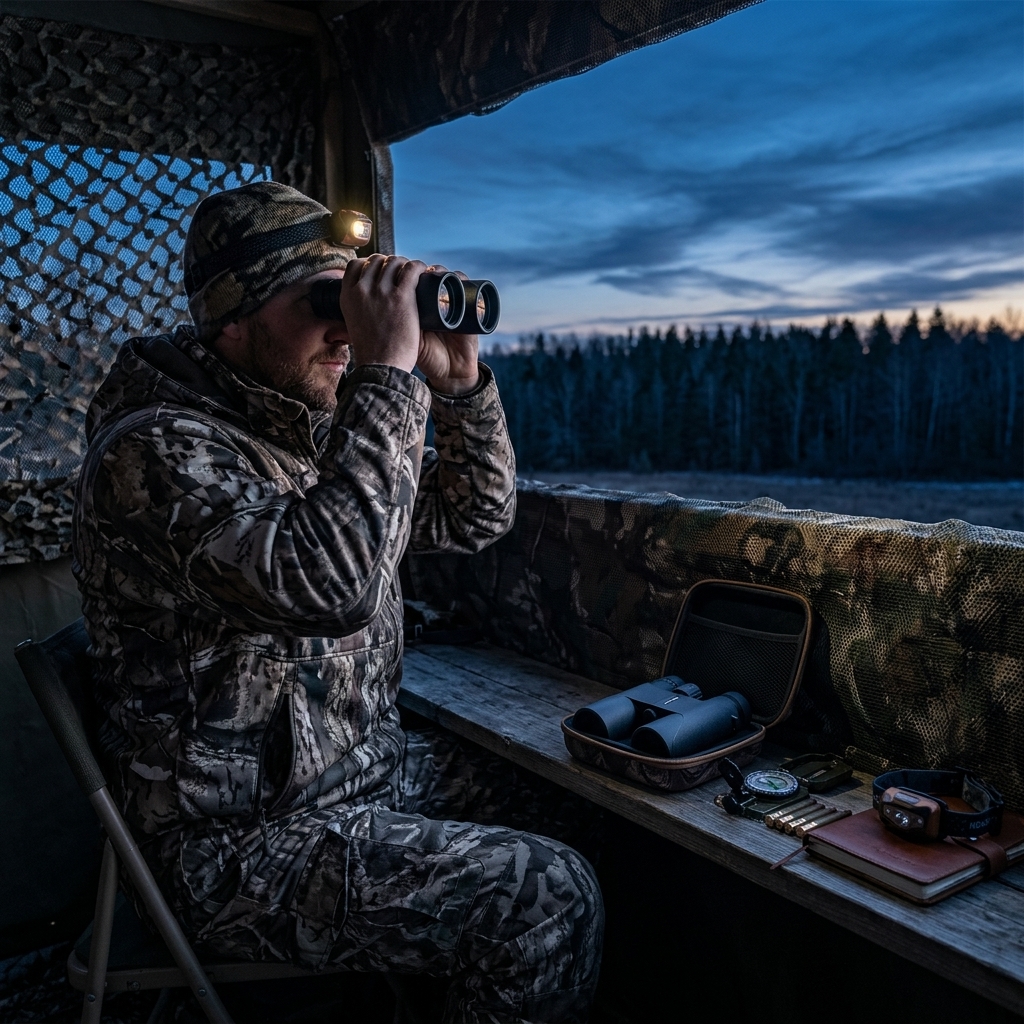Watching The Treeline Before Dawn
