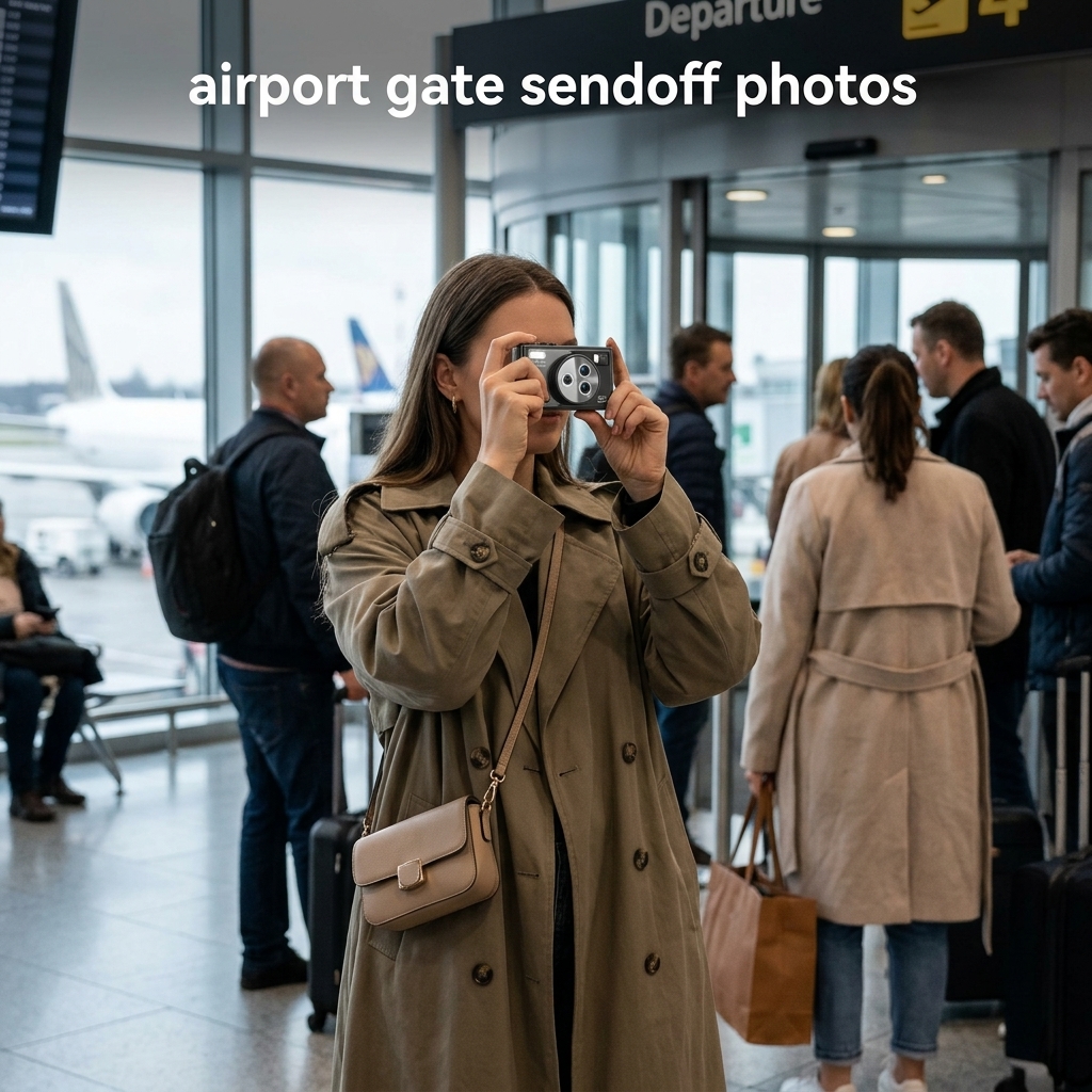 Airport Gate Sendoff Photos