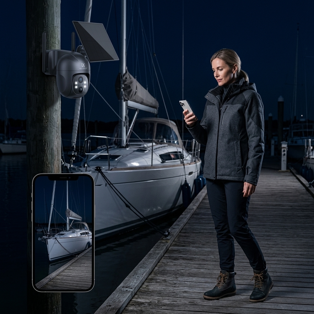 Checking A Docked Boat Overnight