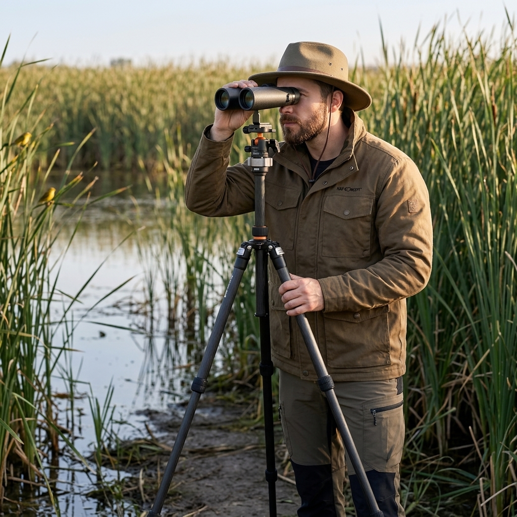Following Warblers In Marsh Reeds