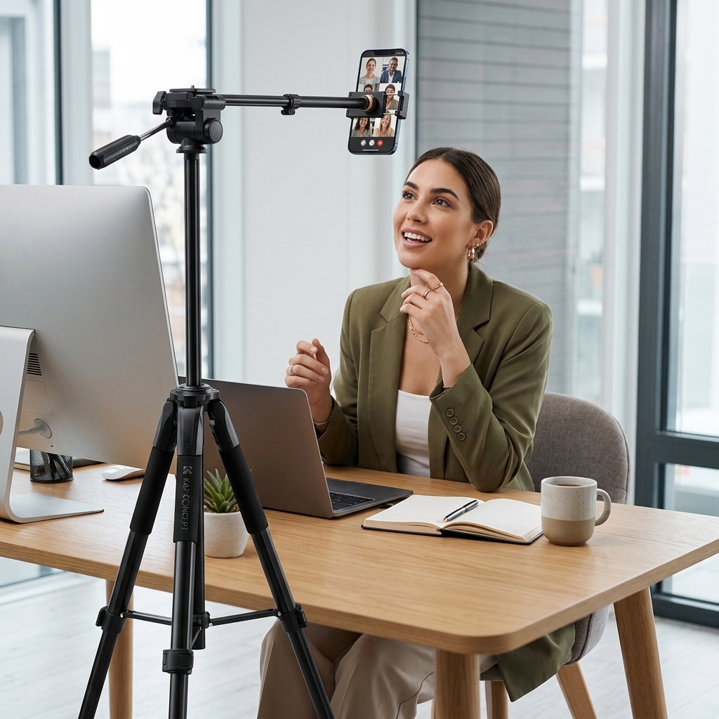 Desk Video Calls Hands-Free